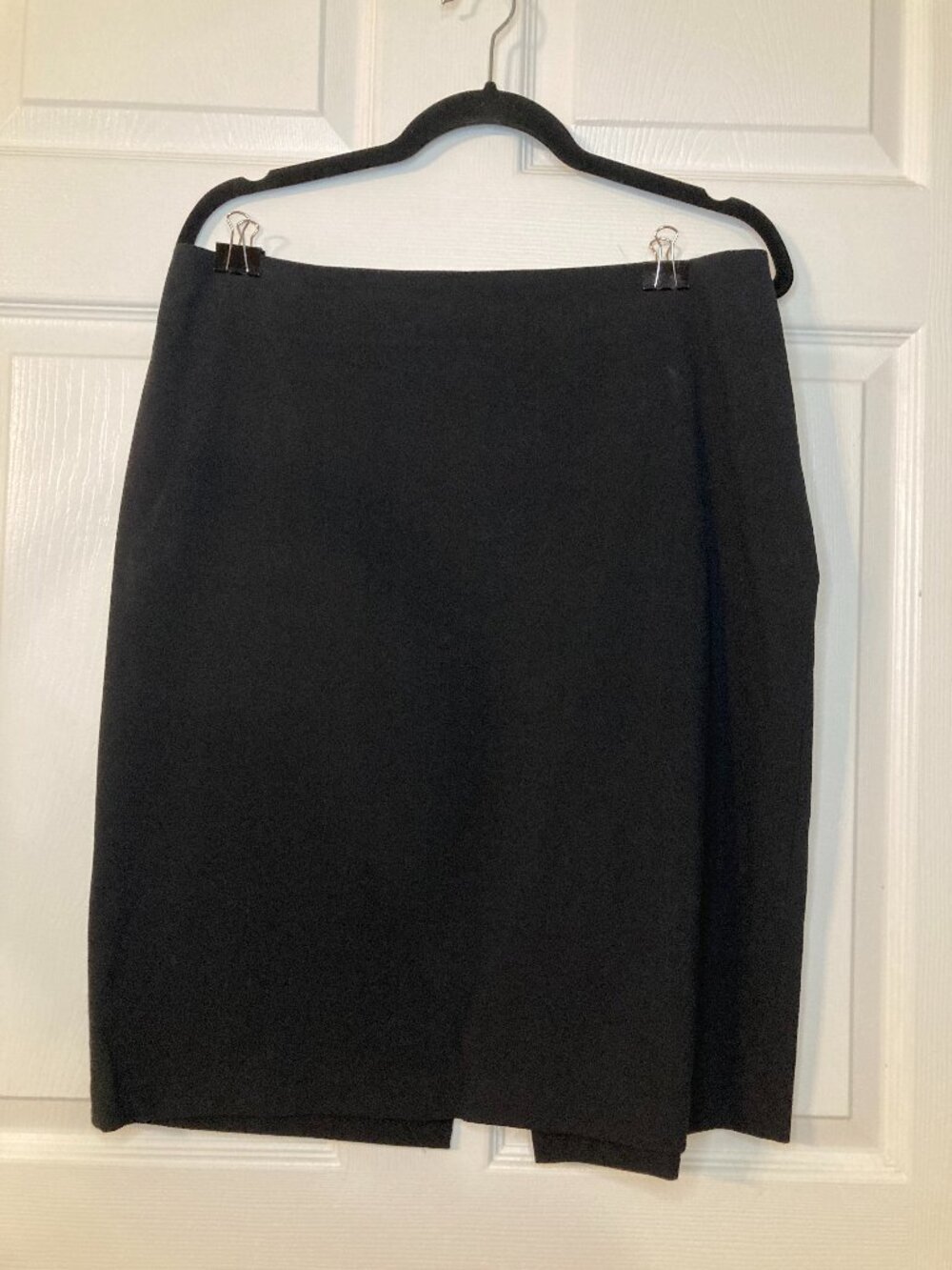 The Limited Women's Black Stretch Mid-Length Fitted Skirt - Size 14